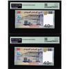 Image 2 : (2) Consecutive 2017 Djibouti 40 Francs Bank Notes PMG Superb Gem Uncirculated 68EPQ