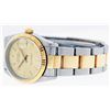 Image 8 : Rolex Ladies Midsize Two Tone Champagne Index Datejust Wristwatch