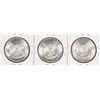 Image 2 : Lot of (3) 1889 $1 Morgan Silver Dollar Coins