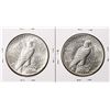Image 2 : Lot of (2) 1926-S $1 Peace Silver Dollar Coins