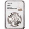 Image 1 : 1885-O $1 Morgan Silver Dollar Coin NGC MS63