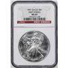 Image 1 : 1997 $1 American Silver Eagle Coin NGC MS69 First Strikes