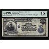 Image 1 : 1902 $10 NB of Geneseo, IL CH# 534 Fr.624 National Currency Note PMG Choice Fine 15