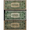 Image 2 : Lot of (3) 1935A $1 Experimental "R" & "S" Silver Certificate Notes