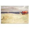 Image 1 : Pino (1939-2010) "White Sand" Limited Edition Giclee On Canvas