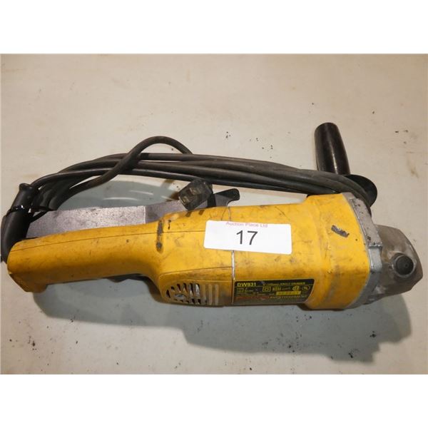 DeWalt 5" angle grinder