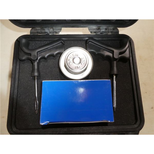 tire repair kit & heavy duty 4" steel belted