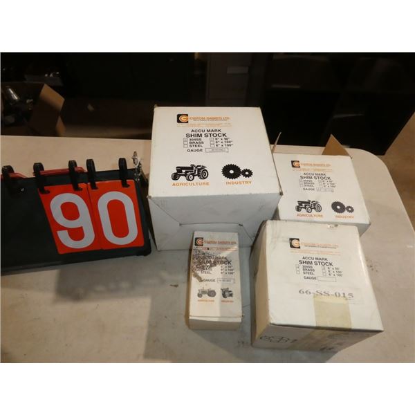 accu mark shim stocks/gaskets 6"x50"