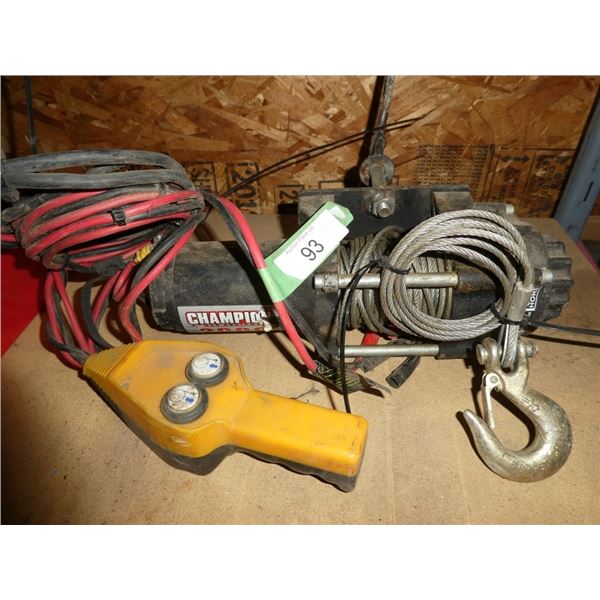 champion 2000 lb winch