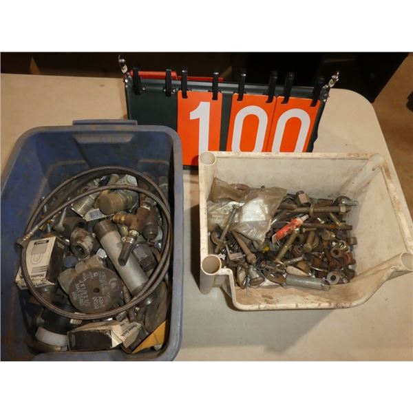 misc fittings, nuts, bolts