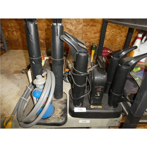 peet shoe dryer, propane tank