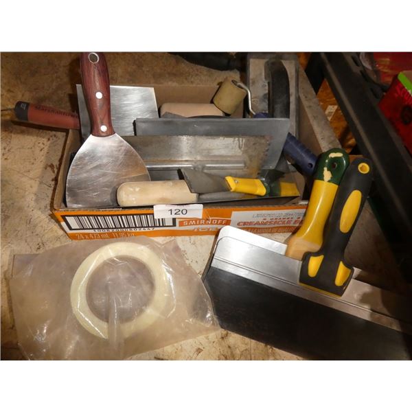 trowels, putty knives, spreaders