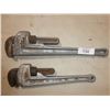 Image 1 : Ridgid 18" & 14" aluminum pipe wrenches