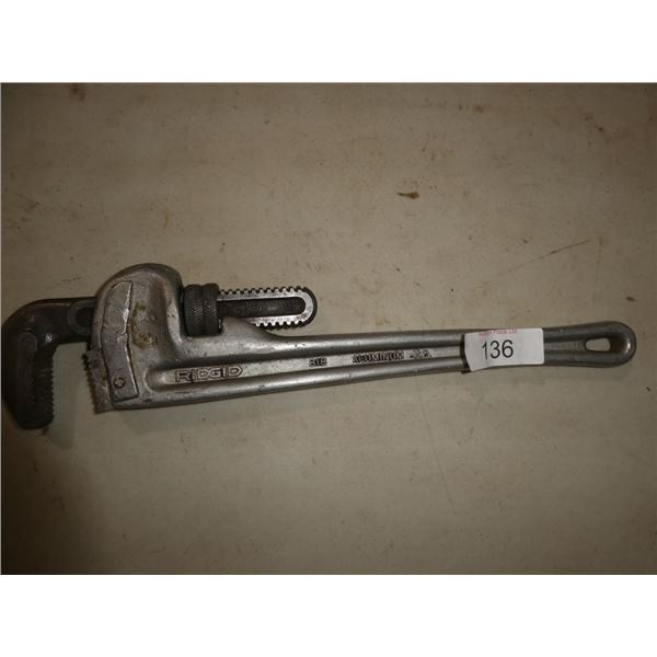 Ridgid 18" aluminum pipe wrench