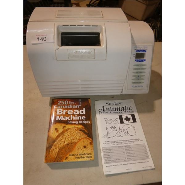 West Bend automatic bread & dough maker, &