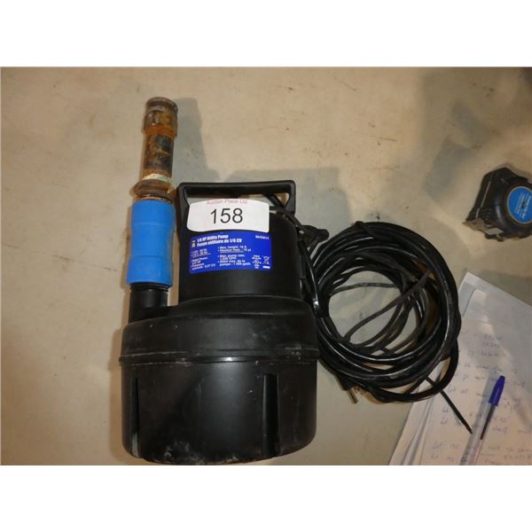 1/6 hp utility pump