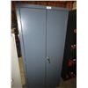 Image 1 : metal cabinet w/ lock & key 30"x15"x66"