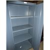 Image 3 : metal cabinet w/ lock & key 30"x15"x66"