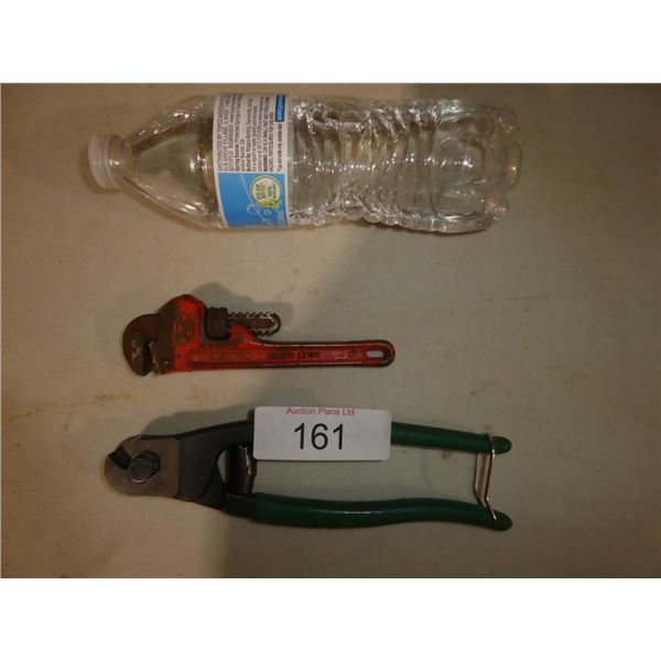 Ridgid 6" pipe wrench, cable cutter
