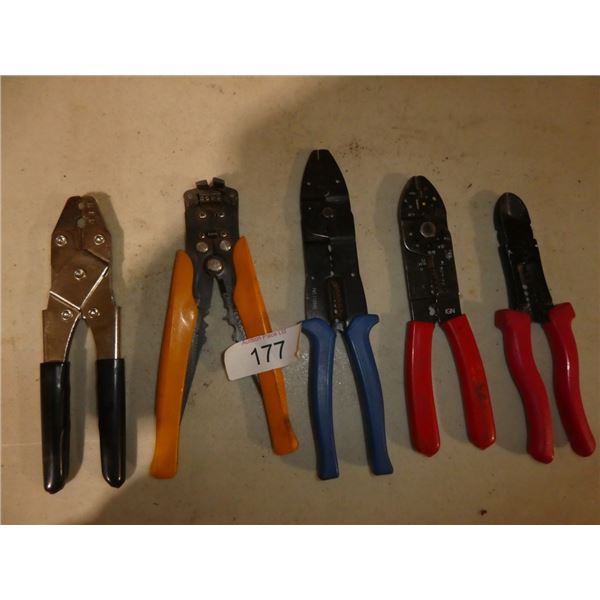 assorted wire strippers