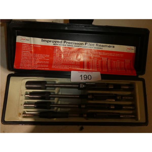 improved precision pilot reamers w/ double taper,