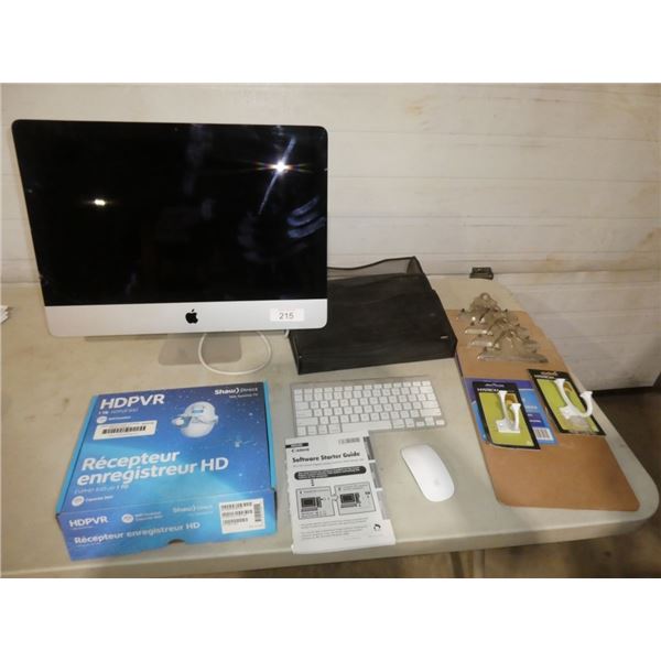 Apple computer, clipboards, organizer, HD PVR