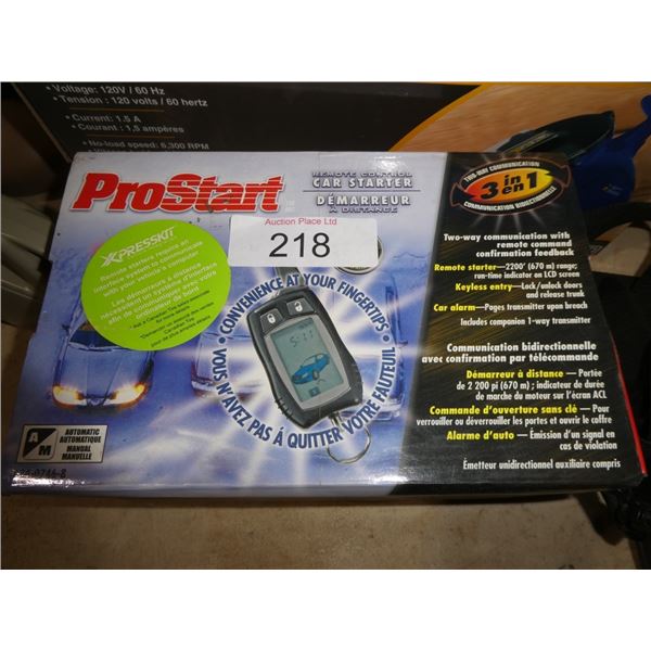 remote control car starter