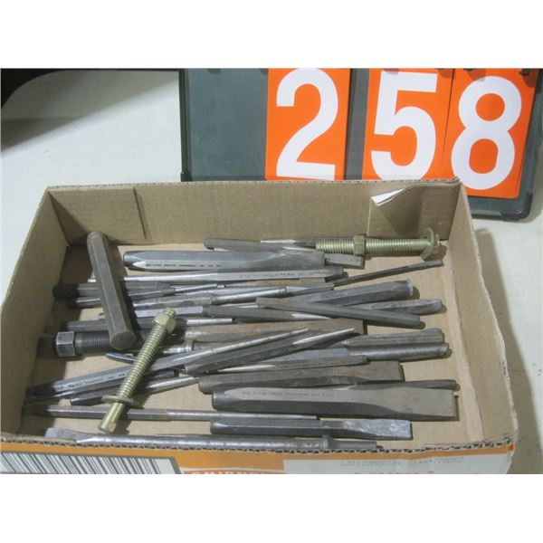 assorted chisels