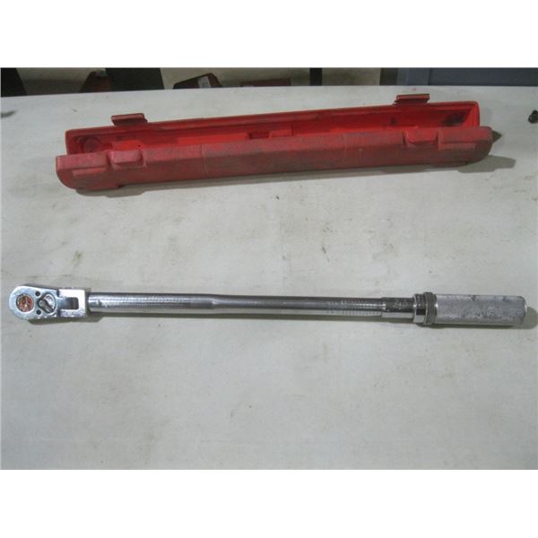 snap on 3/8" dr click-type torque wrench flex head