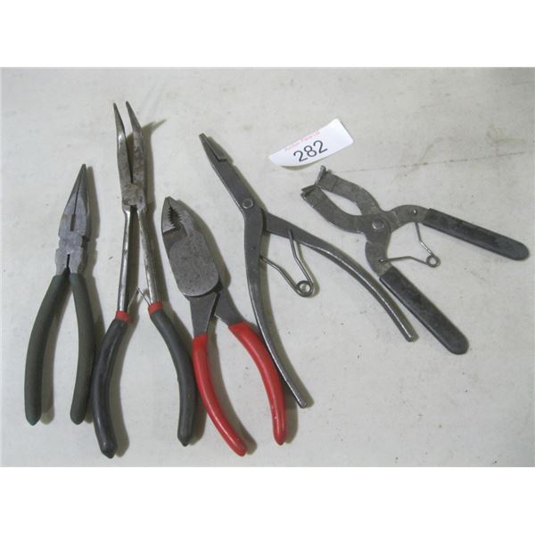 assorted pliers