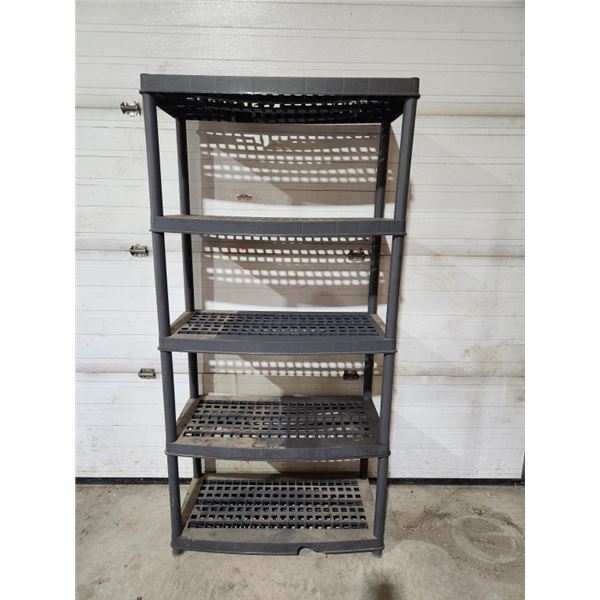 plasic shelf 18" x 36" x 58"
