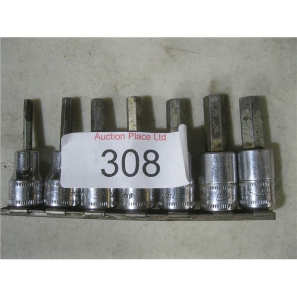 3/8" dr hex sockets snap on