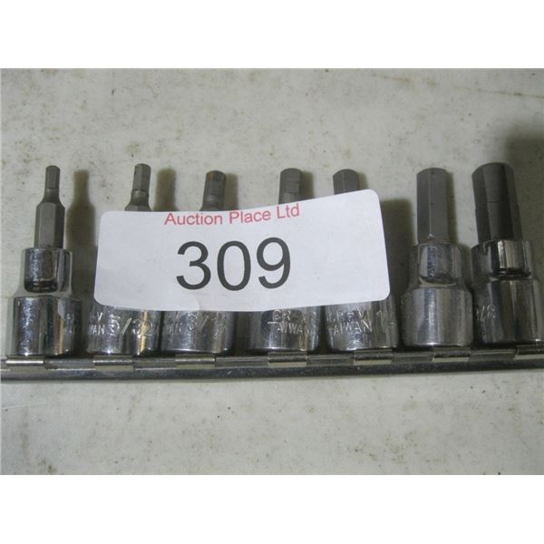 3/8" dr hex sockets snap on