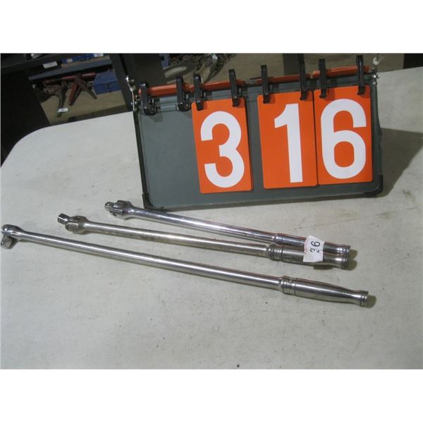 snap on breaker bars 2-1/2" dr 1-3/8" dr