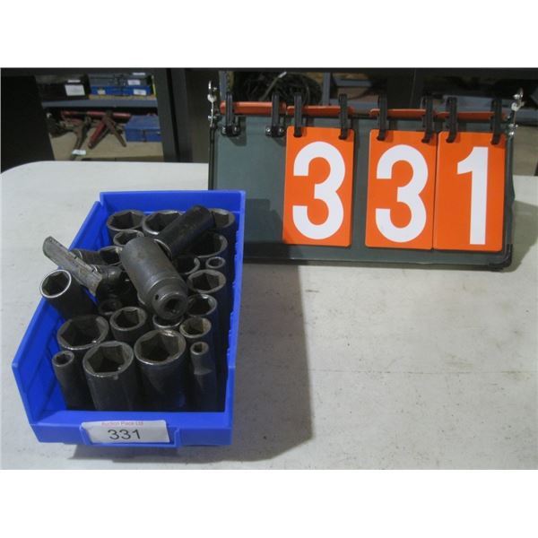 misc lot of impact sockets some mac some snap on
