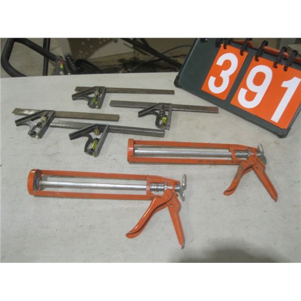 caulking guns, squares