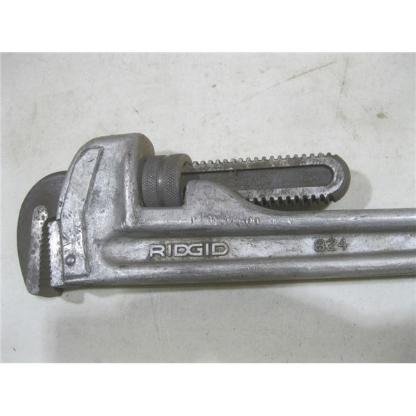 Ridgid 24" aluminum pipe wrench