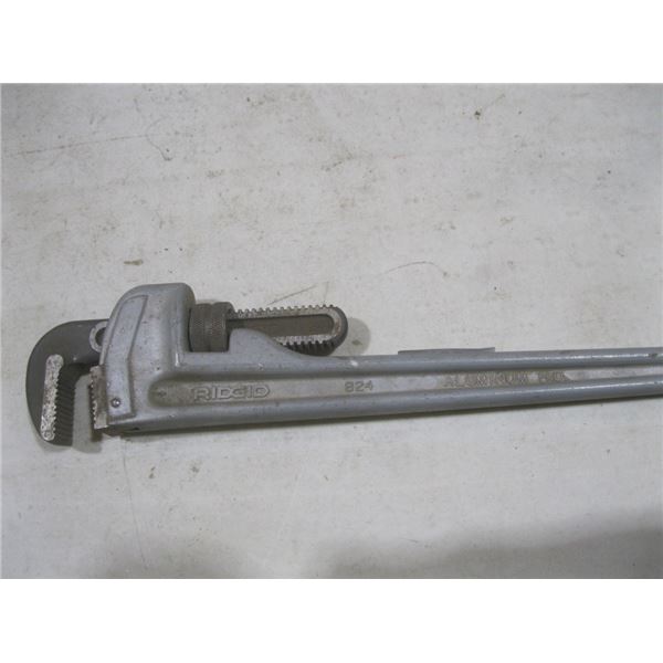 Ridgid 24" aluminum pipe wrench