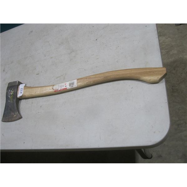 wooden hanlde axe