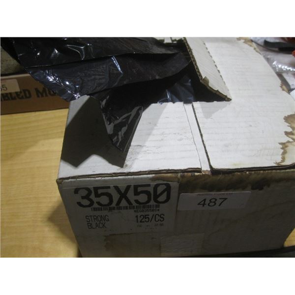 35x50 strong black bags