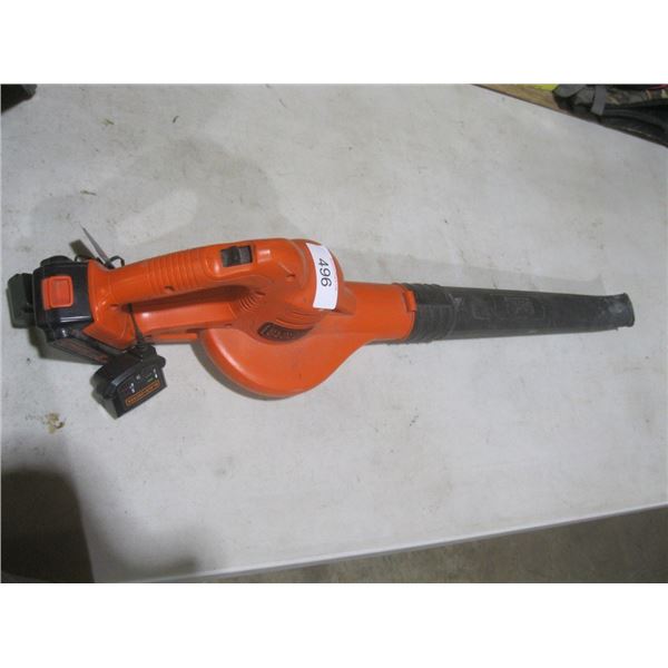 black & decker electric leaf blower