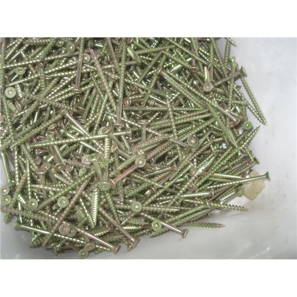 drywall screws 6x1.25, #8x3" screws