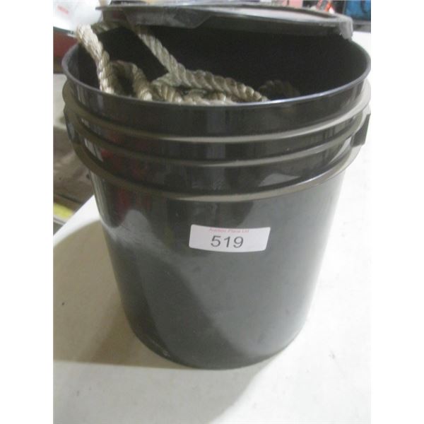 bucket with rope