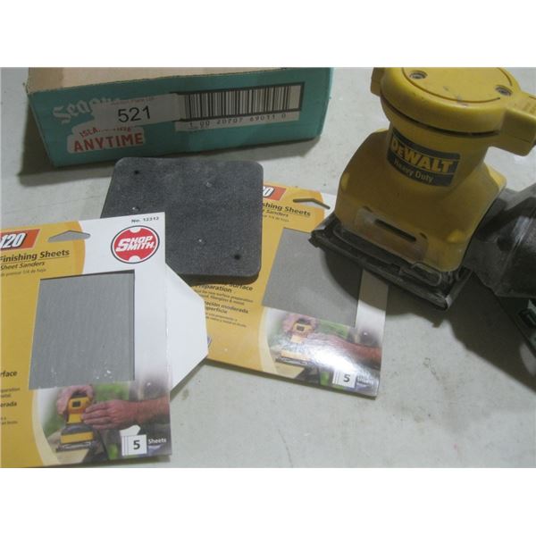 DeWalt heavy duty palm grip sander & finishing