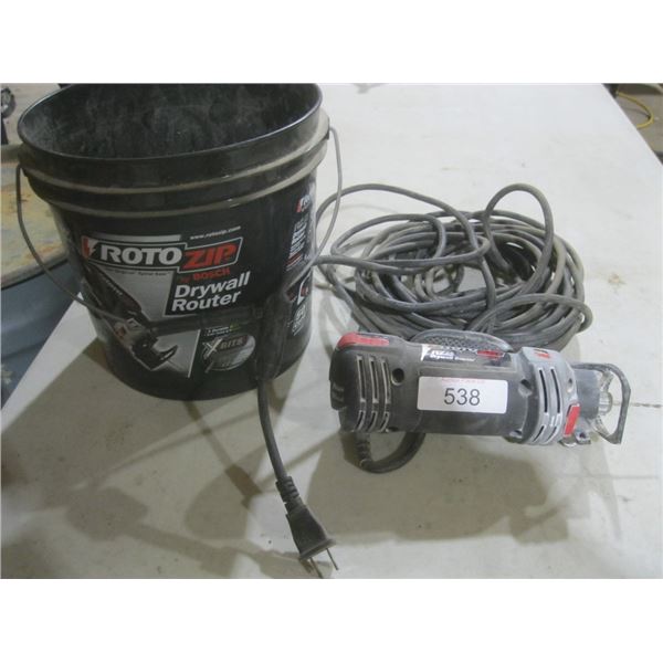 Rotozip drywall router