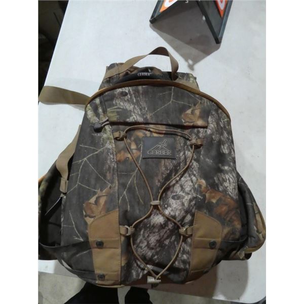 Gerber camoflauge back pack