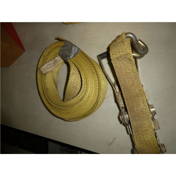 assorted ratchet straps