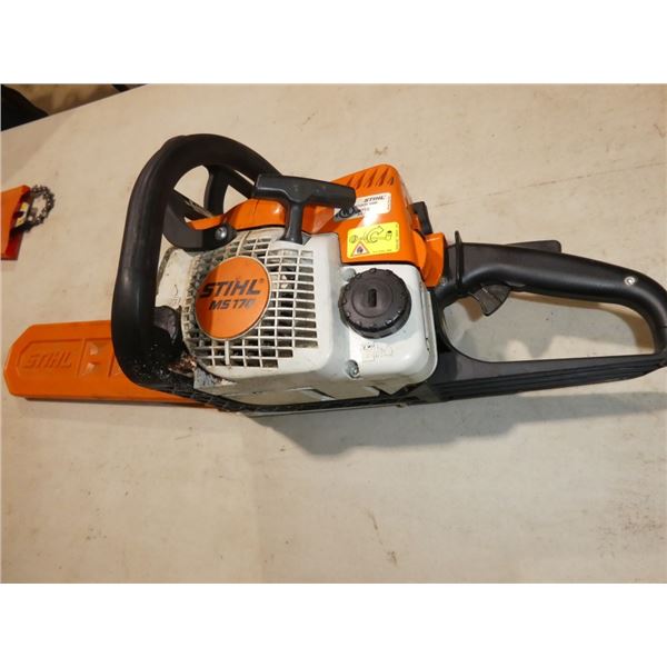 Stihl MS170 chain saw w/ accessories