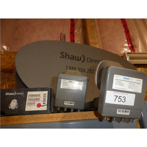 Shaw satellite receiver, switch
