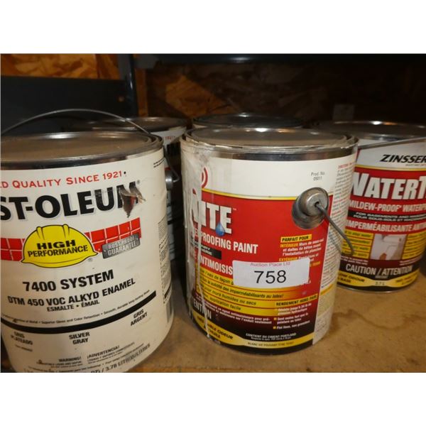 rustoleum enamel, waterproofing paint